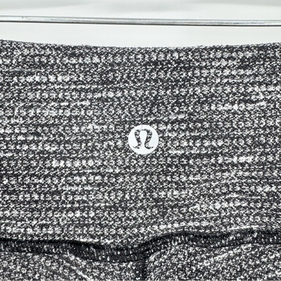 Lululemon Wunder Under Low-Rise Tight 28" Luon Variegated Knit Black Heathered 6 - Picture 12 of 13
